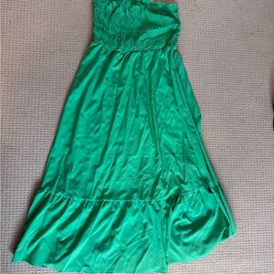SHEIN Vibrant Green Maxi Dress
